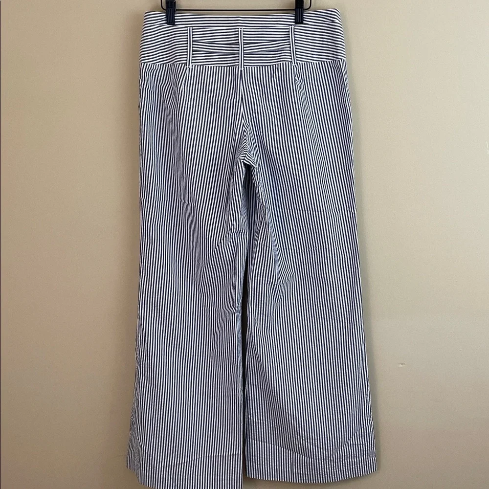 No Boundaries blue and white stripe Wide leg Pants trousers 11